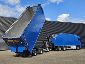 DAF XF 440 6x2 / PENZ CRANE - KRAN + TIPPER TRAILER